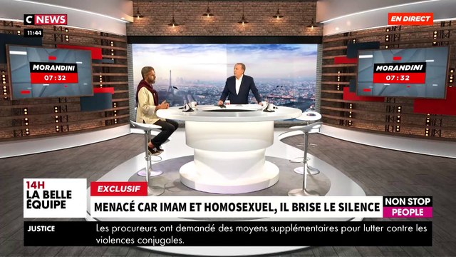 Menacé car imam et homosexuel, Ludovic-Mohamed Zahed brise le silence dans Morandini Live : On me reprochait de salir la religion - VIDEO