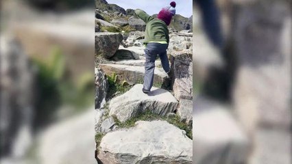 Jaxon Krzysik three peaks challenge