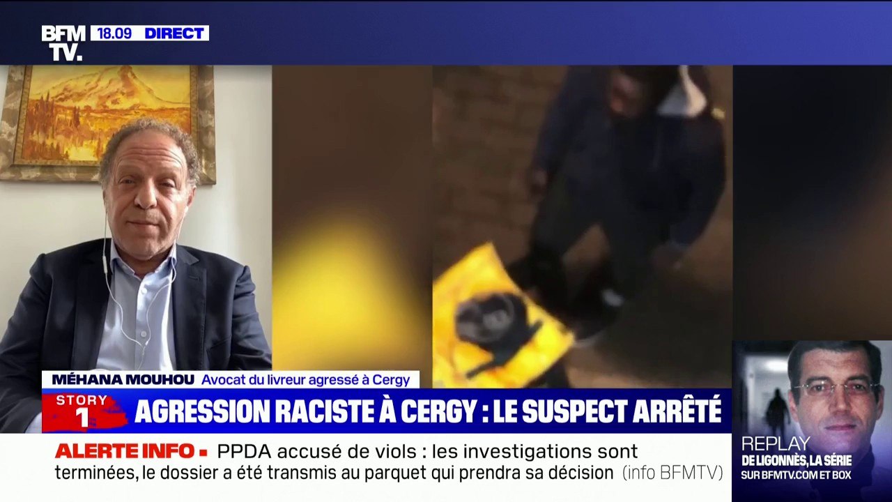 Méhana Mouhou, avocat du livreur agressé à Cergy: "C'est de l'apologie de l'esclavage et de crime contre l'humanité"