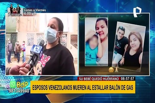 Comas: explosión de gas causa la muerte de dos extranjeros y dejan a su hijo huérfano