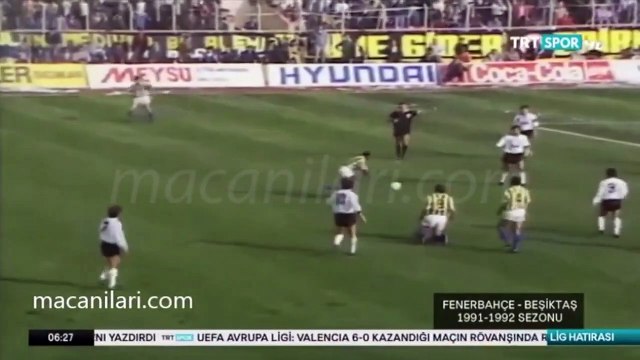 Fenerbahçe 2-2 Beşiktaş 16.11.1991 - 1991-1992 Turkish 1st League Matchday 10 + Before & Post-Match Comments