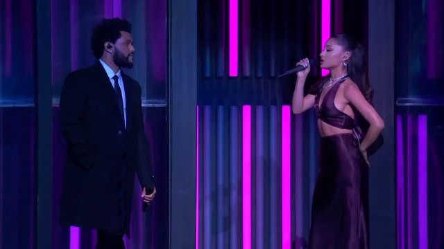 THE WEEKND ft ARIANA GRANDE Save Your Tears Live at the iHeartRadio Music Awards 28/05/2021 (HD).