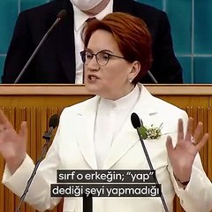 Akşener: Kadına karşı işlenen suçlar kadınların sırf insan olmaktan kaynaklanan hakkını kullandığı için işlenen suçtur