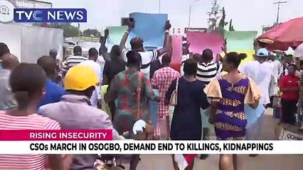 CSOs March In Osogbo, Demand End To Killings, Kidnappings