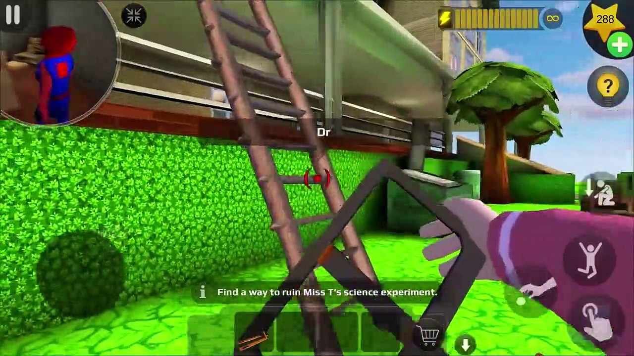 Scary Teacher 3D - Gameplay Walkthrough Part 17 - Chapter 9 New Teacher Spider-Man (Android Ios)