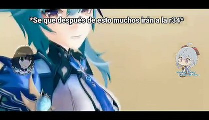 En el elevador | Genshin MMD | Sub español