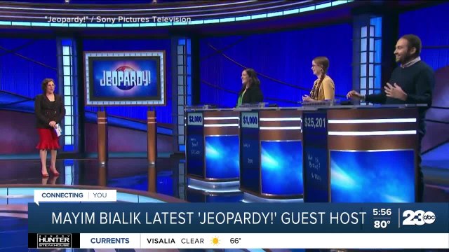 'Jeopardy!' guest host Mayim Bialik
