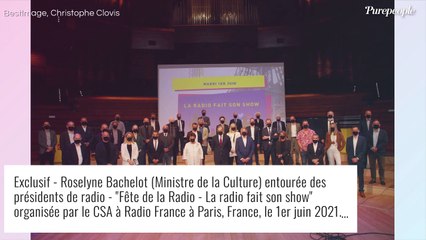 Louane et Grand Corps Malade fêtent la radio au côté de Roselyne Bachelot, pimpante