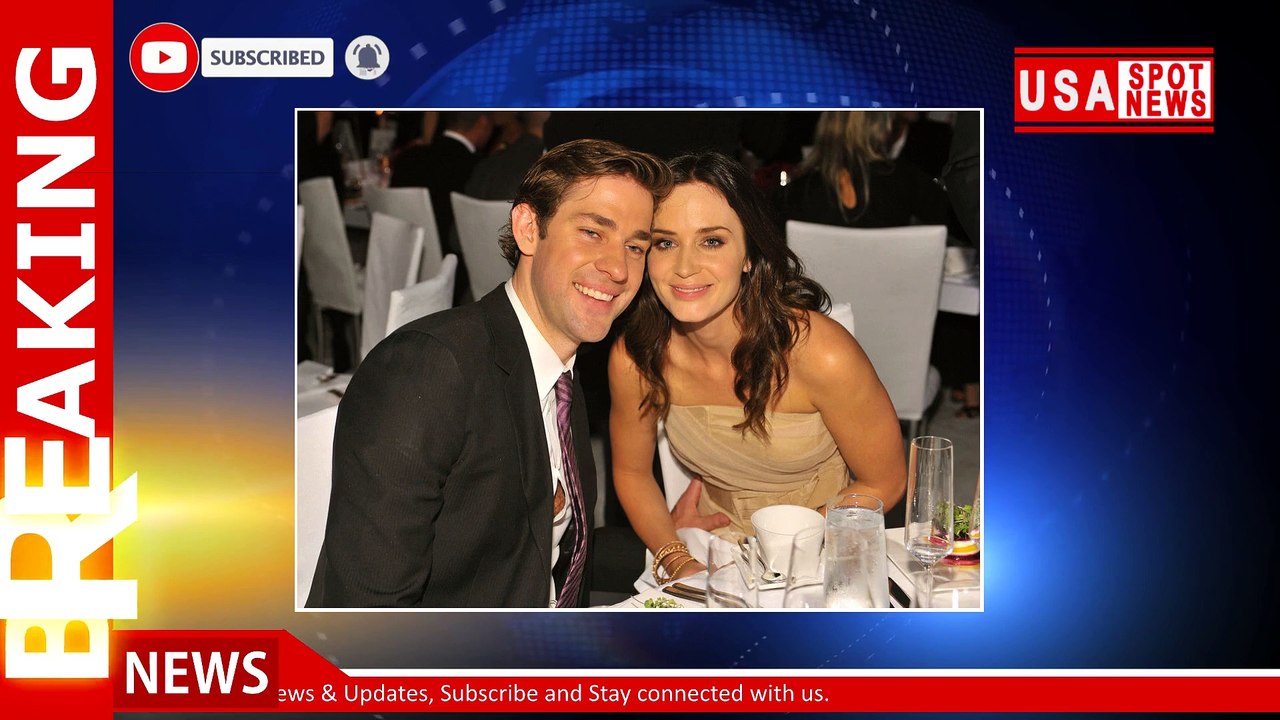 John Krasinski fires back at Amy Schumer's 'pretend marriage' jab