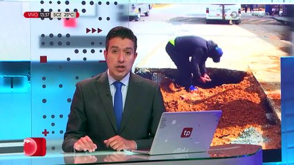 Vecinos denuncian hundimiento en la avenida Calacoto de ciudad de El Alto