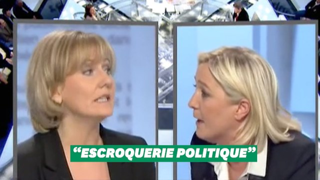 Nadine Morano n'a jamais attaqué ni Marine Le Pen? C'est faux