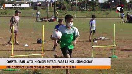 Construirán la "Clínica del Fútbol para la inclusión social"