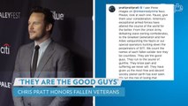 Chris Pratt Honors Fallen Veterans in Emotional Memorial Day Tribute: 'May God Give Their Souls Rest'