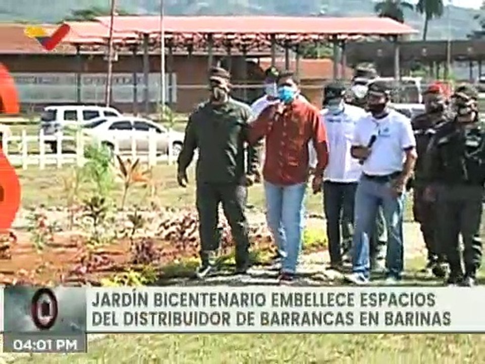 Se Inaugura en Barinas Jardín Bicentenario para conmemorar los 200 años de la victoria en Carabobo