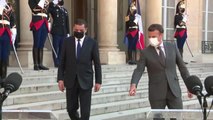 Fransa Cumhurbaşkanı Macron, Libya Başbakanı Dibeybe ile görüştü