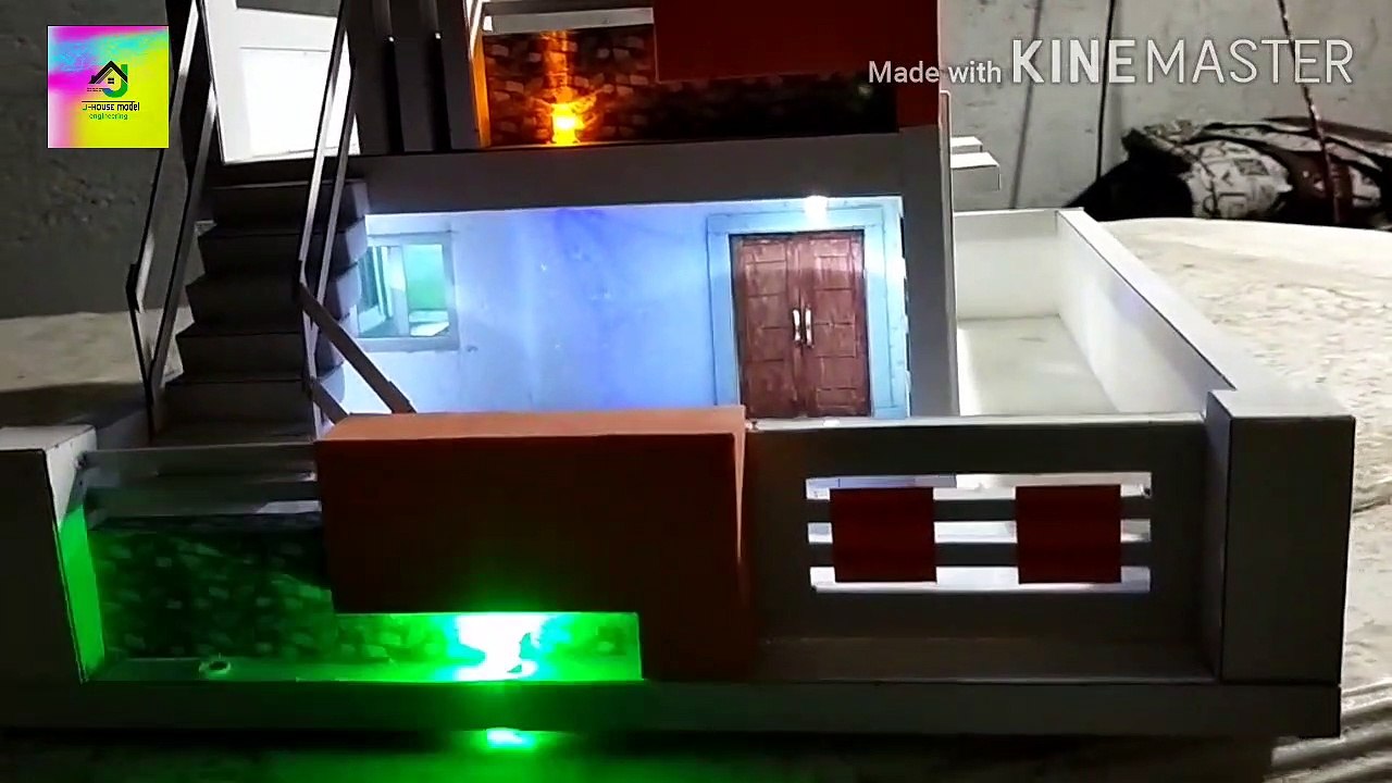 how to make beautiful thermocol mini house #creft