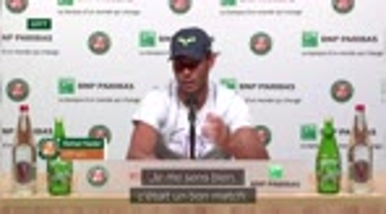 Roland-Garros - Nadal : "Un plaisir d'affronter Richard une fois de plus"