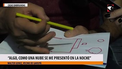 “Algo, como una nube se me presentó en la noche”