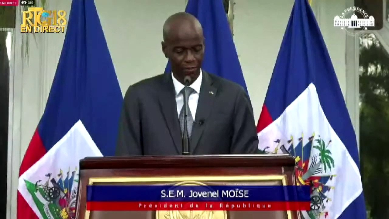 Prezidan Jovenel Moïse anonse yon seri mezi administrasyon'l lan pran pou konbat Covid-19 la
