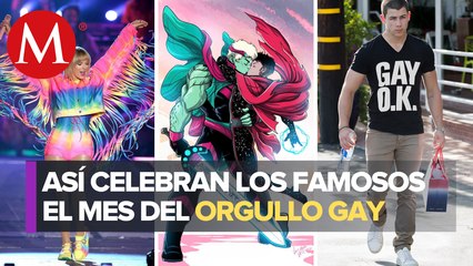 Famosos celebran inicio del mes del Orgullo Gay