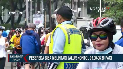 Sepeda Road Bike akan Diizinkan Melintas di Jalur Layang Non Tol di Jam Tertentu pada Pagi Hari