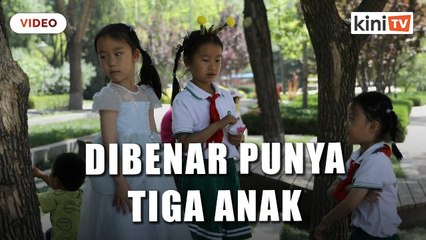 China umum keluarga kini boleh mempunyai tiga anak