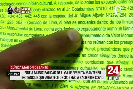 Clínica Maison de Santé podría quedarse sin lugar para hacer funcionar isotanque de oxígeno
