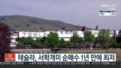 테슬라, 서학개미 순매수 1년 만에 최저