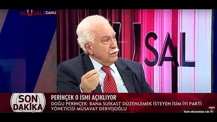 Perinçek 'suikast planlayan' İYİ Partili vekilin ismini açıkladı!