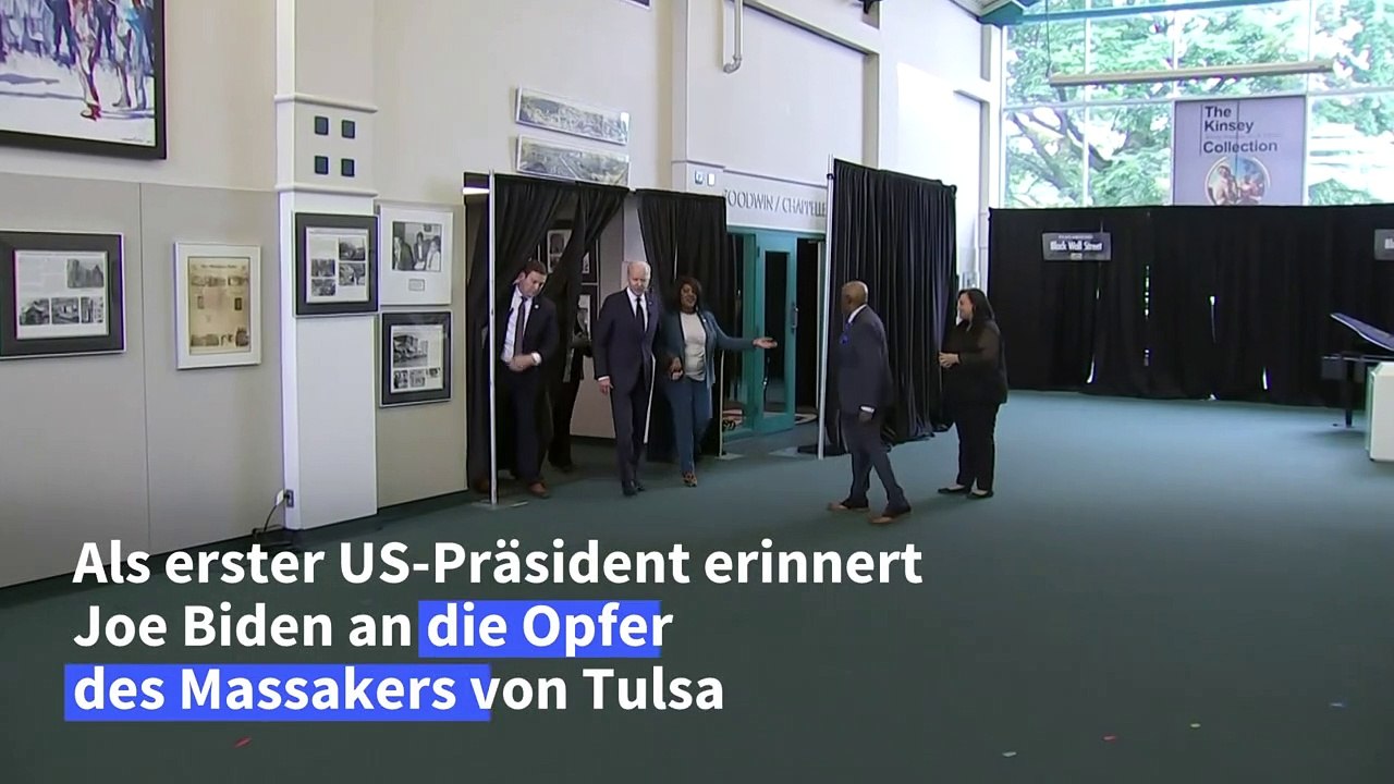 Biden: Tulsa war kein Aufstand, sondern ein Massaker