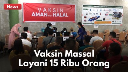 VAKSINASI MASSAL DI MALL SKA PEKANBARU LAYANI 15 RIBU ORANG !!