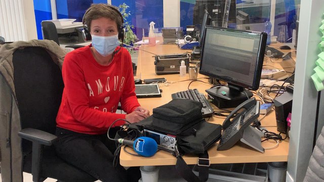 Visite de France Bleu Pays d’Auvergne - 05 La rédaction - le journaliste