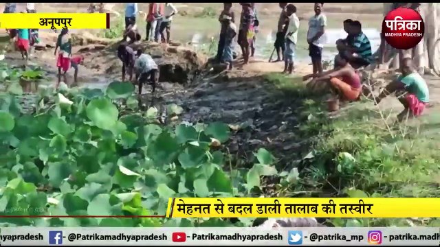 VIDEO: आस छोड़ खुद ही कर डाली तालाब की सफाई