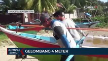 Nelayan di Nias Gagal Melaut akibat Gelombang Tinggi