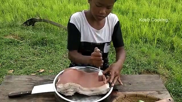 Easy Crispy Pork Belly Cooking Eating Crispy Pork