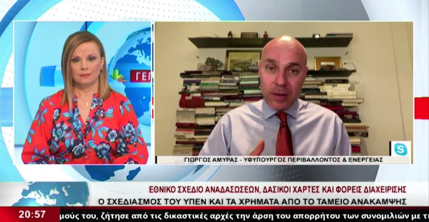 Ο Υφυπουργός Περιβάλλοντος και Ενέργειας, Γ.Αμυ...