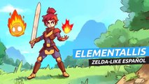 Elementallis - Tráiler del Zelda-like retro español