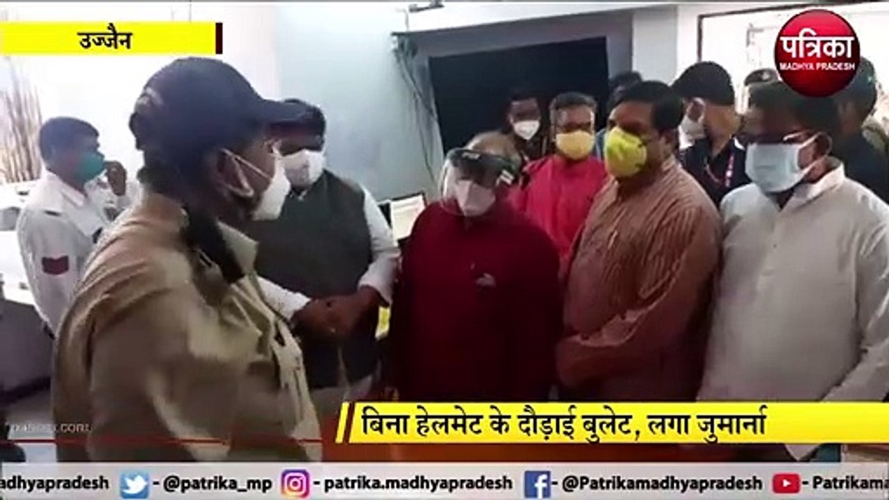 VIDEO STORY : बिना हेलमेट बाइक चलाने पर बीजेपी सांसद का चालान कटा