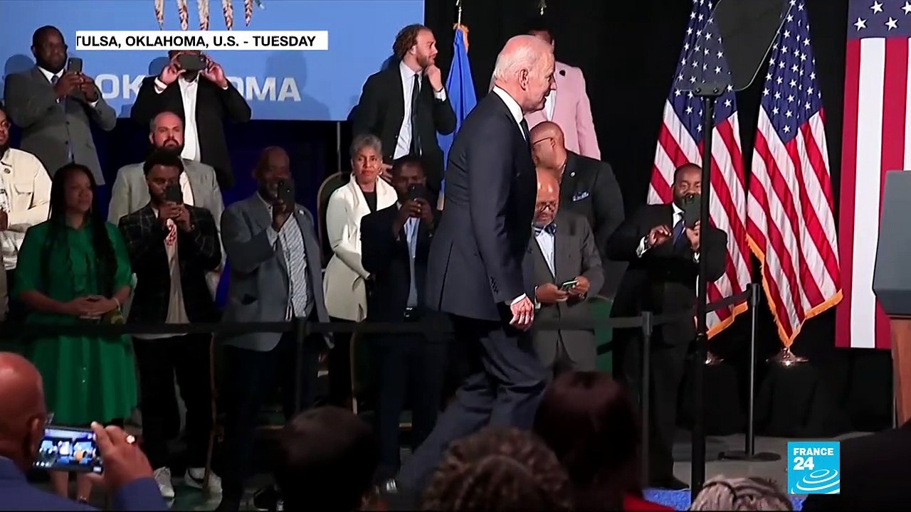 Tulsa race massacre: Joe Biden marks 100th anniversary in emotional speech