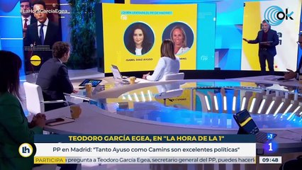 García Egea apuesta por Ayuso para presidir el PP de Madrid: "Si yo fuera afiliado, mi total apoyo a la presidenta"
