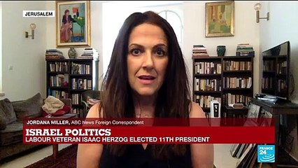 Former centre-left politician Herzog elected Israel's president