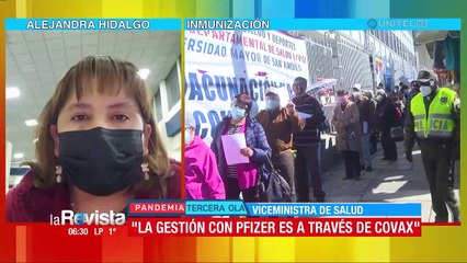 Gobierno se refiere a la llegada de vacunas en Bolivia