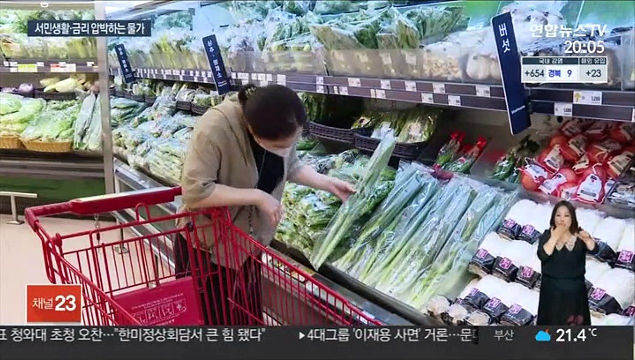 석유류·먹거리 고공행진…물가 9년여 만에 최대 상승