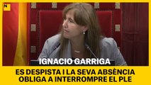 Garriga es despista i la seva absència obliga a interrompre el ple