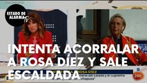 La periodista Mónica López intenta acorralar a Rosa Díez por los indultos y sale escaldada