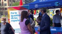 El PP recoge firmas en la calle  contra los indultos de Sánchez