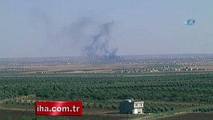 DAEŞ’in bomba yüklü aracı vuruldu