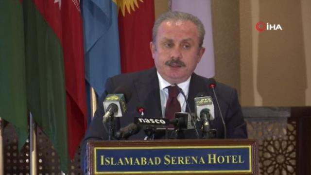 İSLAMABAD - TBMM Başkanı Şentop, Ekonomik İşbirliği Teşkilatı Parlamenter Asamblesi Konferansı'nın kapanışında konuştu