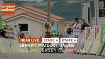 #Dauphiné 2021- Étape 4 / Stage 4 - Départ du maillot jaune / Yellow Jersey departure