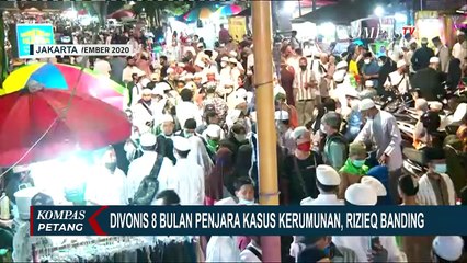 Divonis 8 Bulan Penjara Kasus Kerumunan, Rizieq Shihab Ajukan Banding